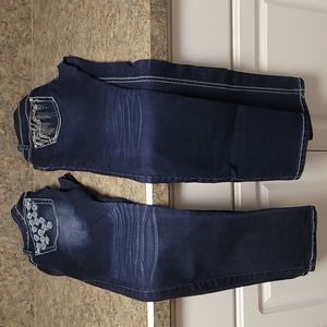 2 Pair RED CAMEL Size 7 Skinny Jeans
